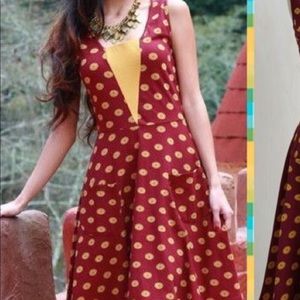 (Sold on another site) Effie’s heart button print dress size XL